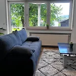 Modernes In 24h Check-in Terrasse Mit Blick Ins Gruene Privater Parkplatz Apartment Freudenberg am Main
