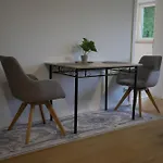 Apartment Modernes In 24h Check-in Terrasse Mit Blick Ins Gruene Privater Parkplatz