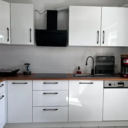 Mit Gruenem Blick Terrasse & Neu Saniert Bordinghaus 24h Check-in In Appartement